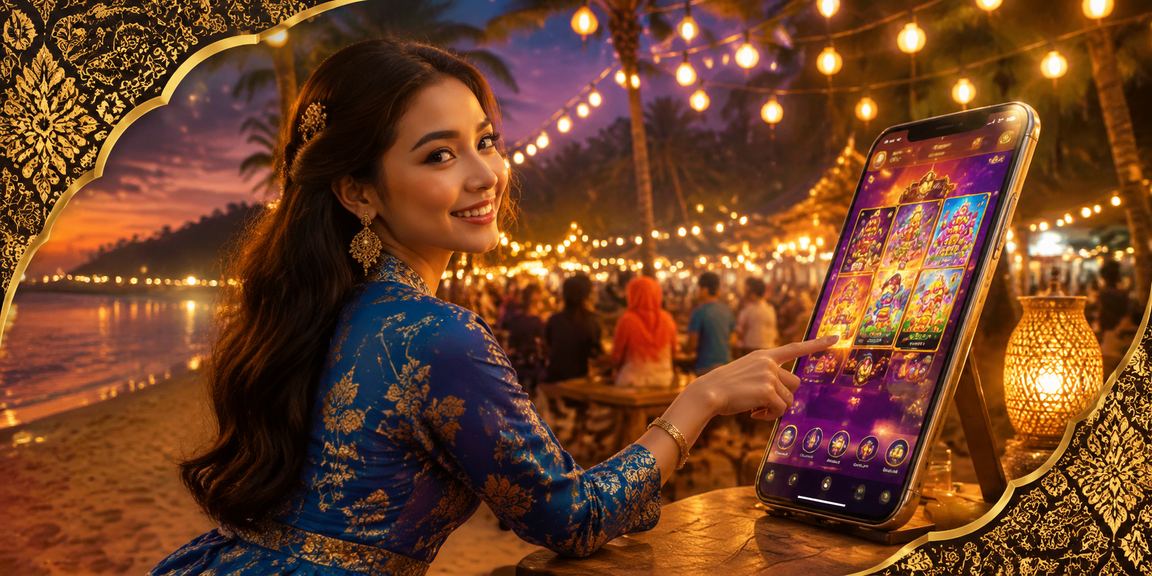 Casino mudah alih di Malaysia dengan pakaian tradisional